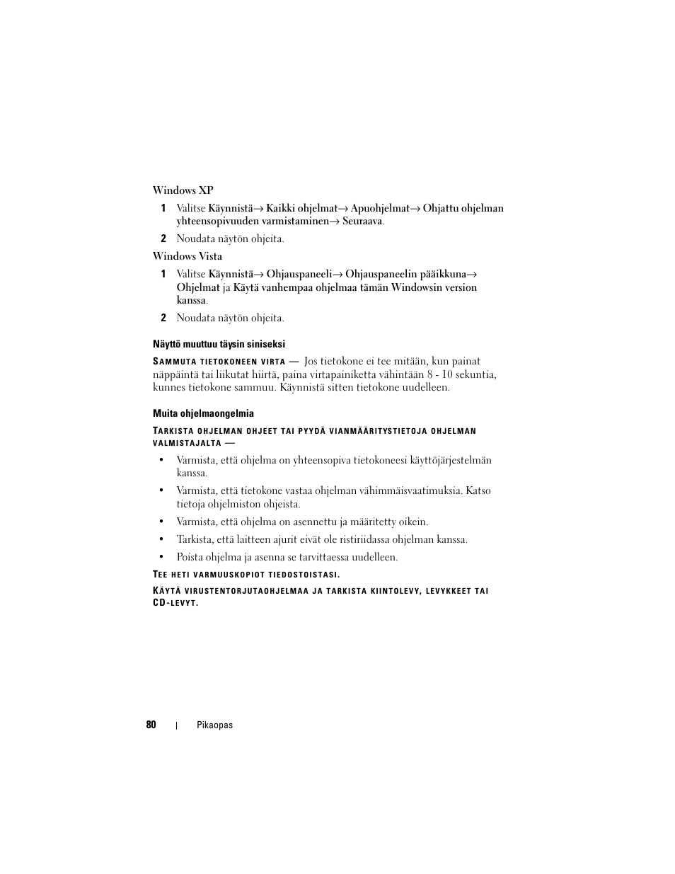 Dell Precision M2300 (Late 2007) User Manual | Page 80 / 148