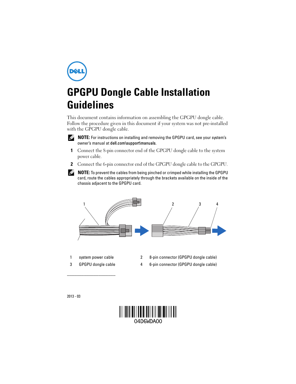 Dell PowerEdge T620 User Manual | 8 pages