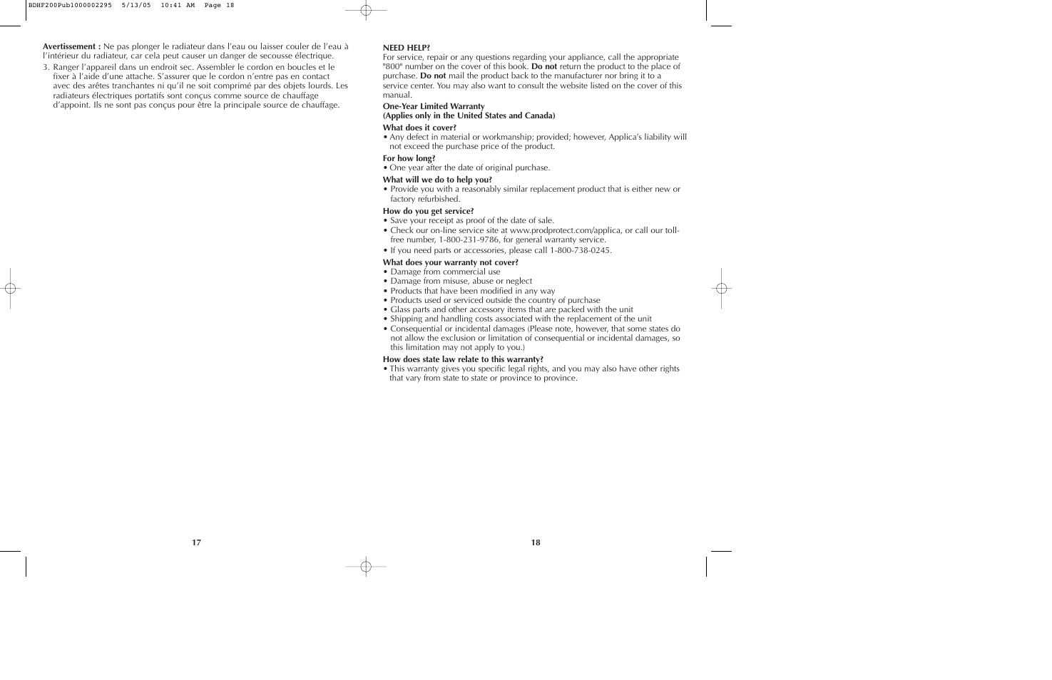 Black & Decker 300HF User Manual | Page 10 / 13