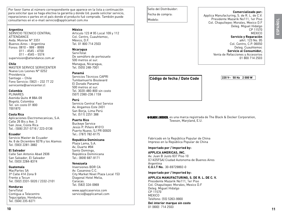 Black & Decker 11-4-12S User Manual | Page 6 / 11