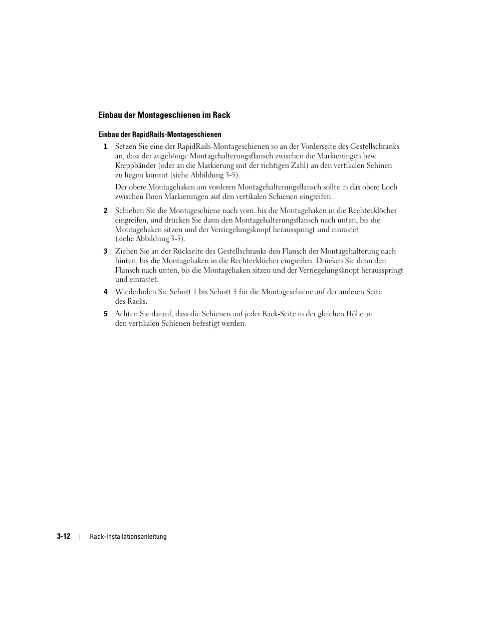 Einbau der montageschienen im rack | Dell PowerEdge 1850 User Manual | Page 64 / 134