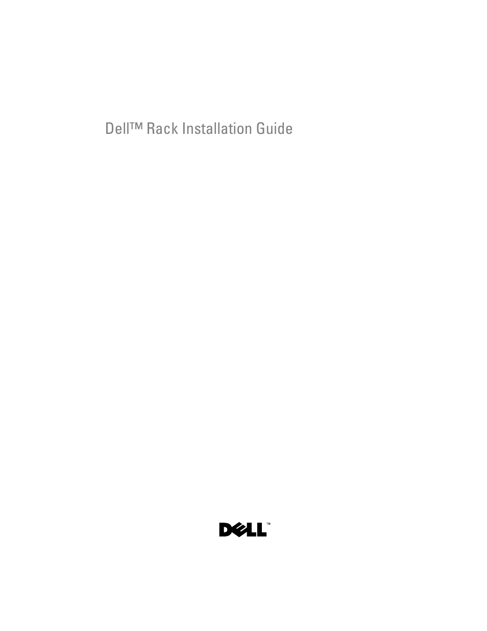Dell™ rack installation guide | Dell PowerEdge R905 User Manual | Page 3 / 142