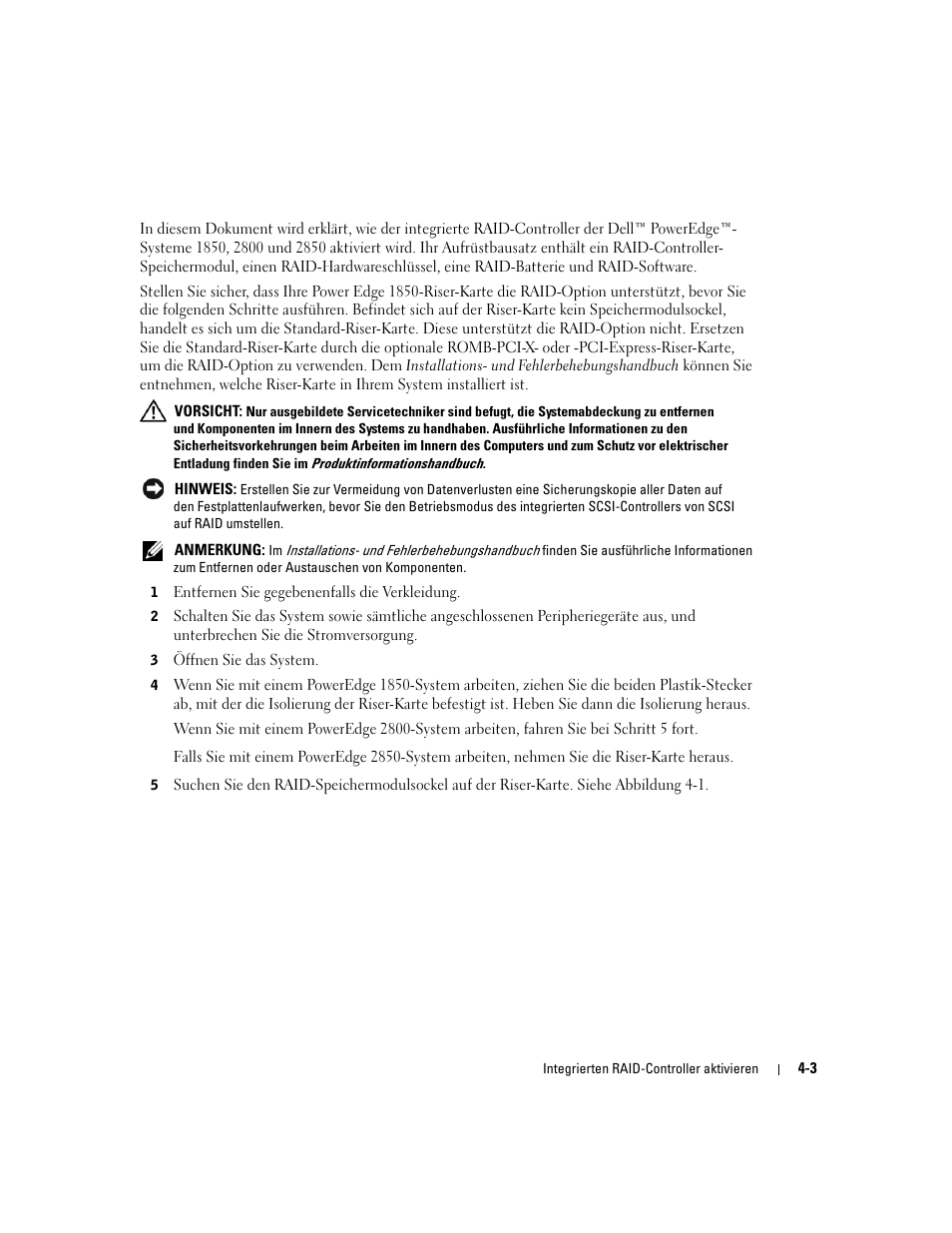 Dell PowerEdge 2850 User Manual | Page 23 / 44