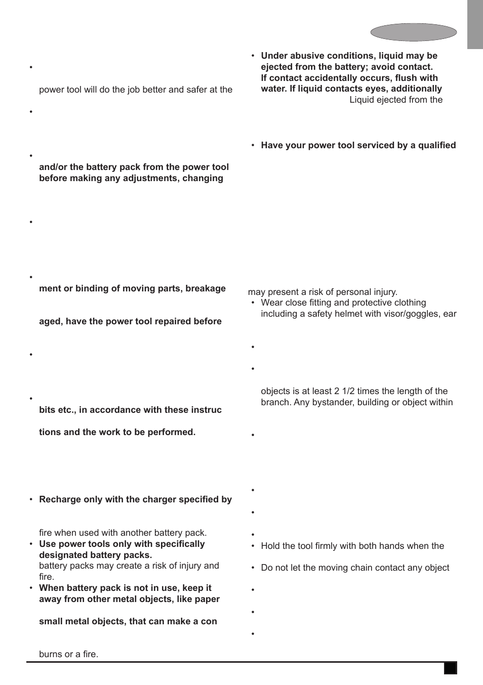 Black & Decker GPC1800L User Manual | Page 5 / 16