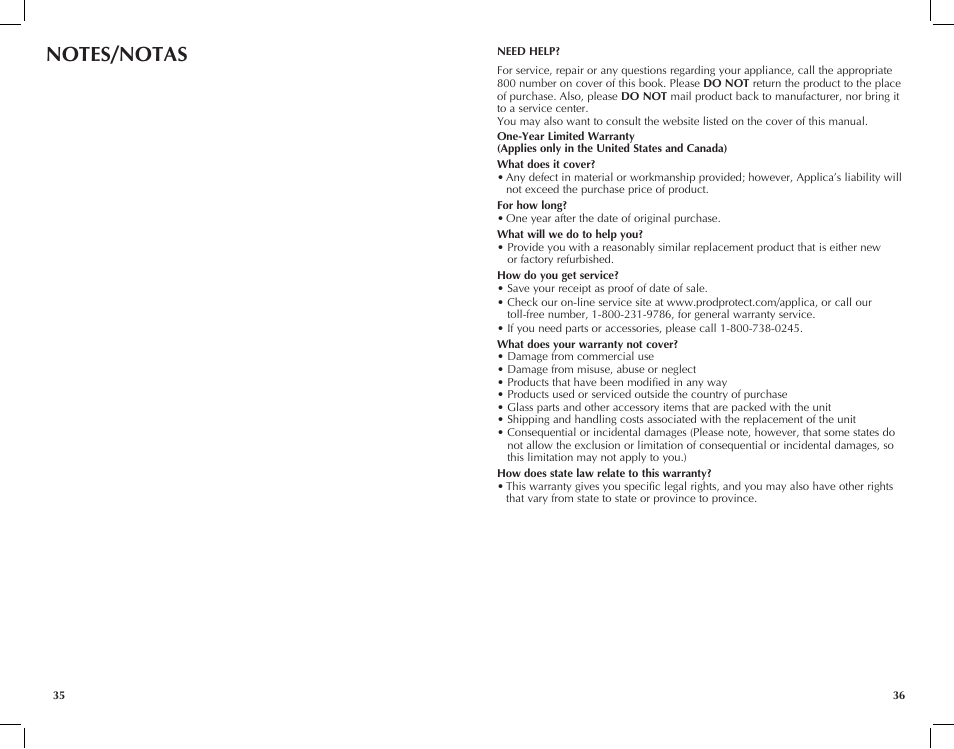 Black & Decker FP1450 User Manual | Page 19 / 21