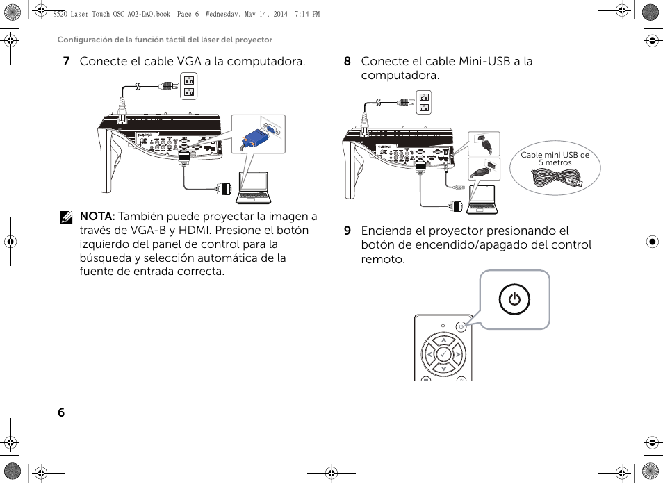 Dell S520 Projector User Manual | Page 22 / 60