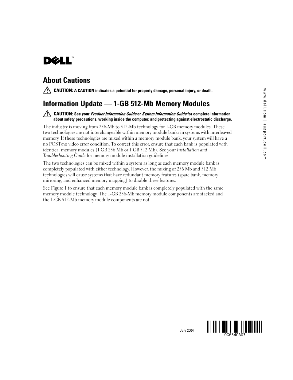 Dell PowerEdge 2650 User Manual | 14 pages