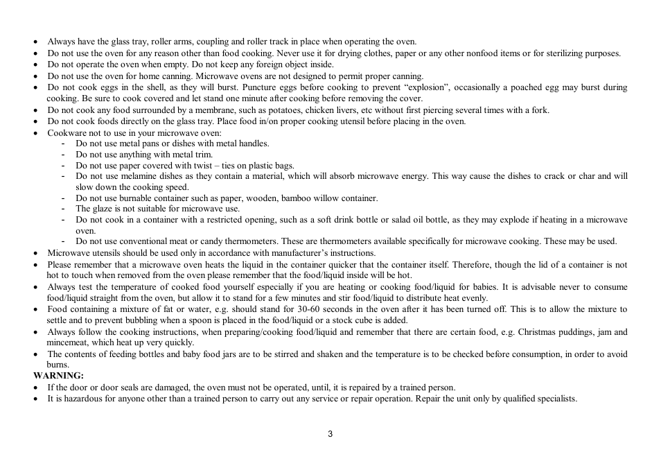 Hyundai H-MW3225 User Manual | Page 3 / 23