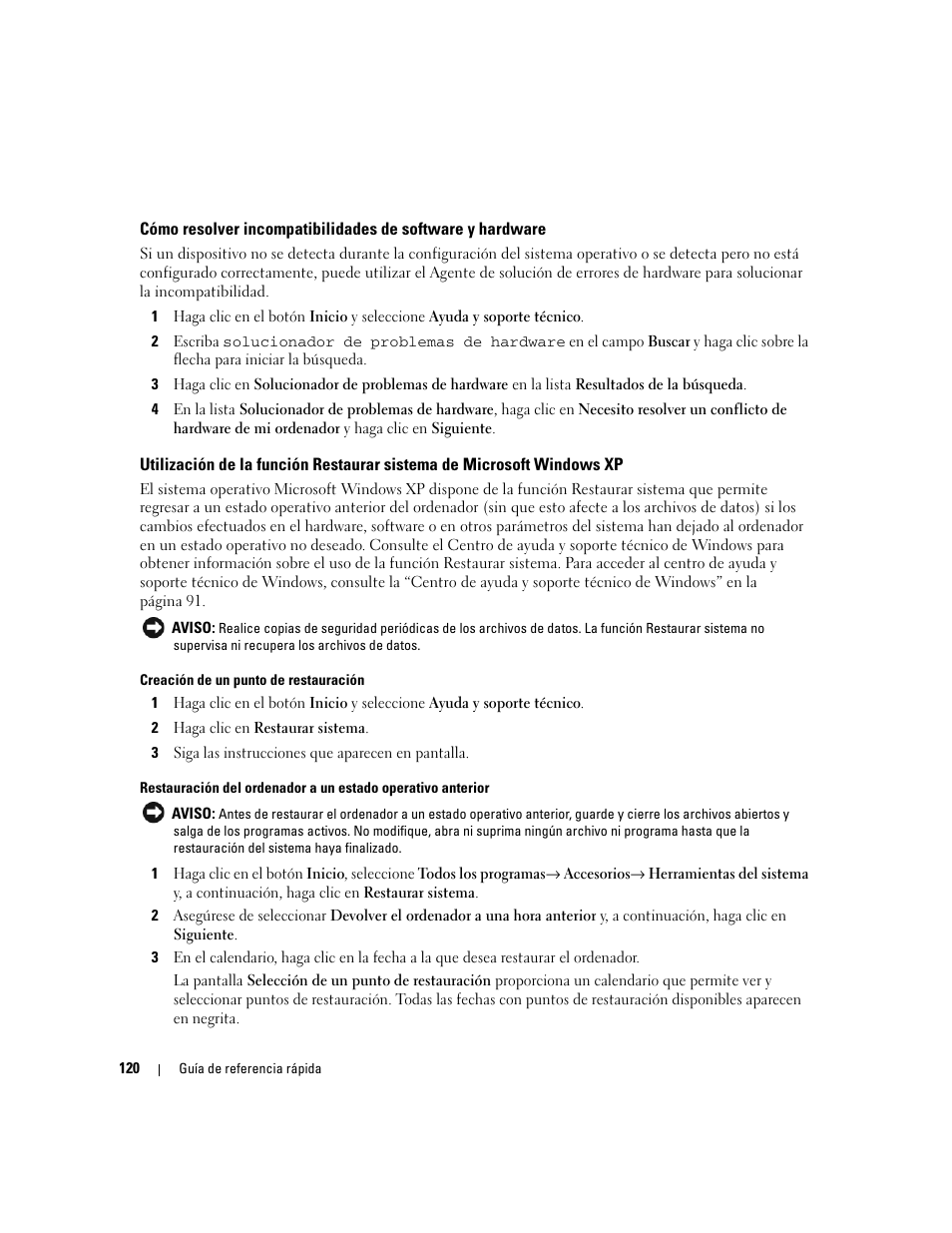 Dell OptiPlex 210L User Manual | Page 120 / 128