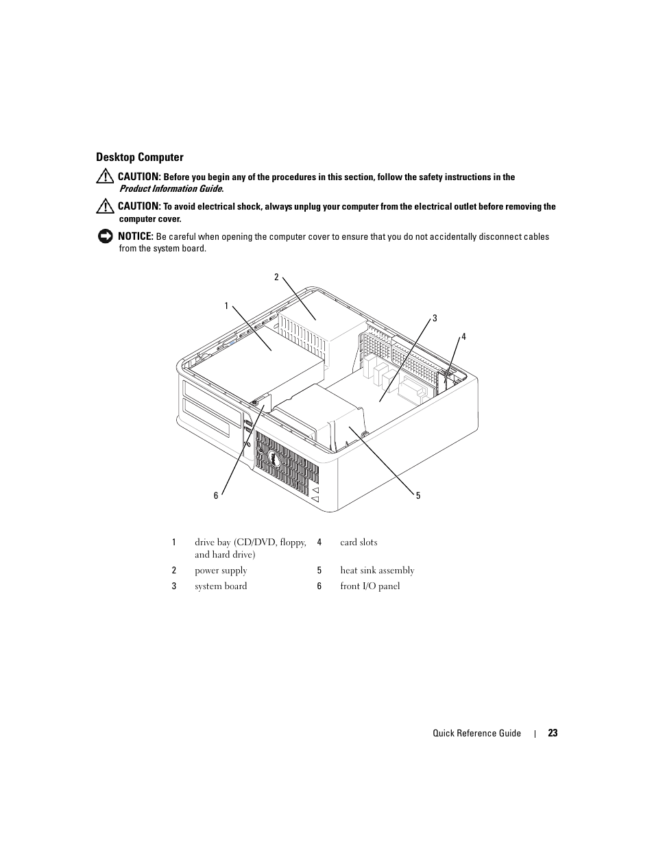 Desktop computer | Dell OptiPlex 210L User Manual | Page 23 / 128