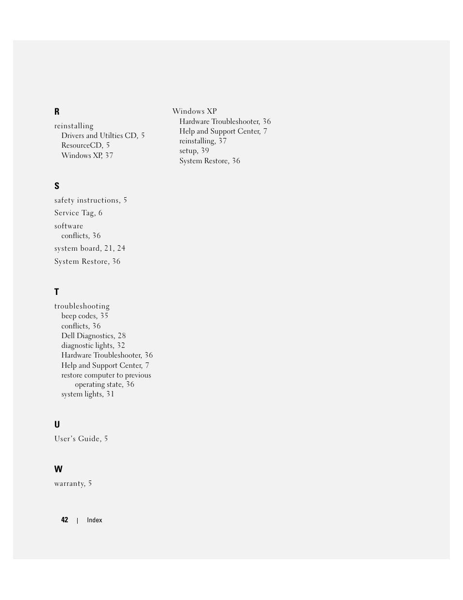 Dell OptiPlex 210L User Manual | Page 42 / 128