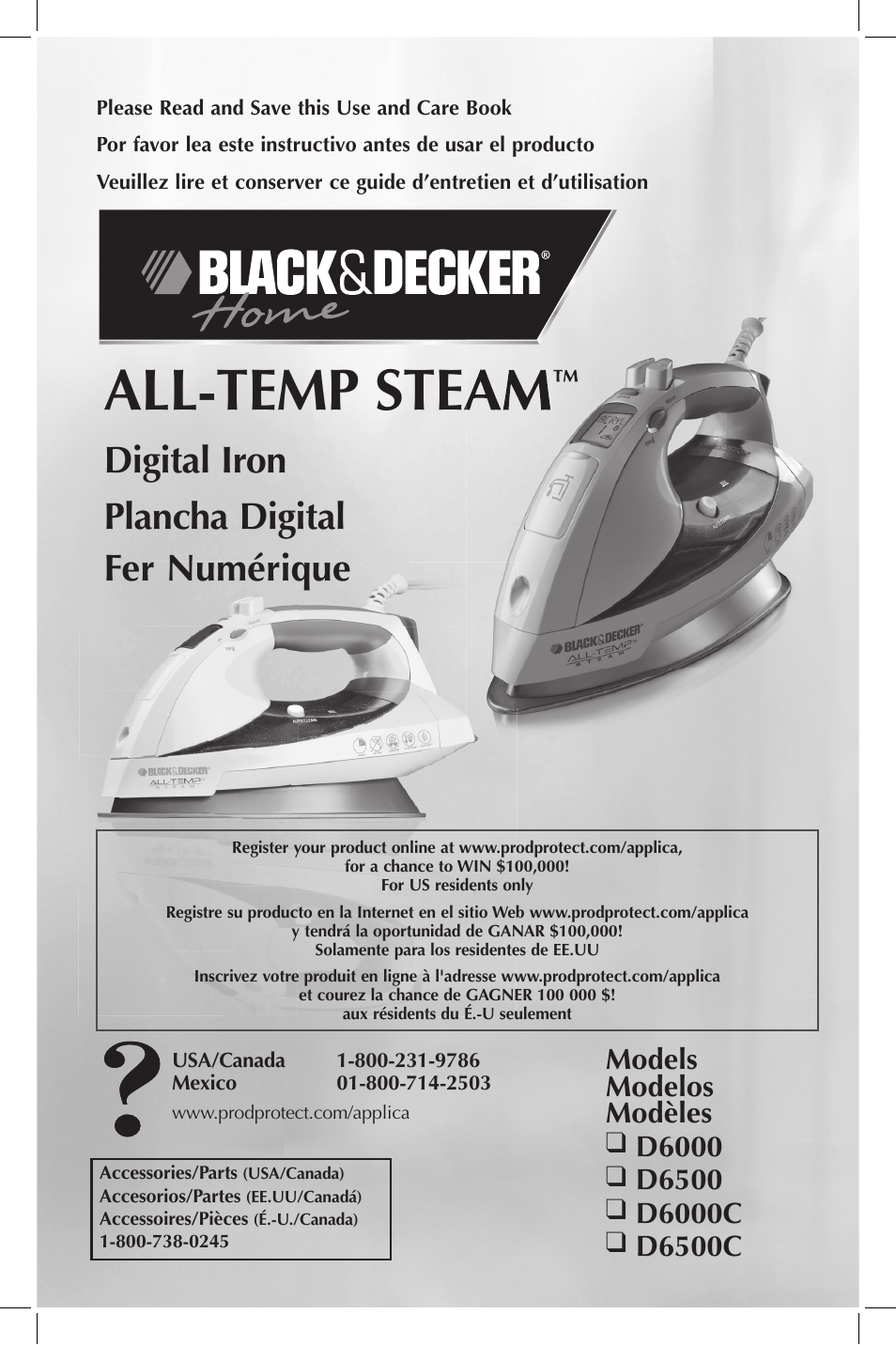 Black & Decker D6000 User Manual | 17 pages