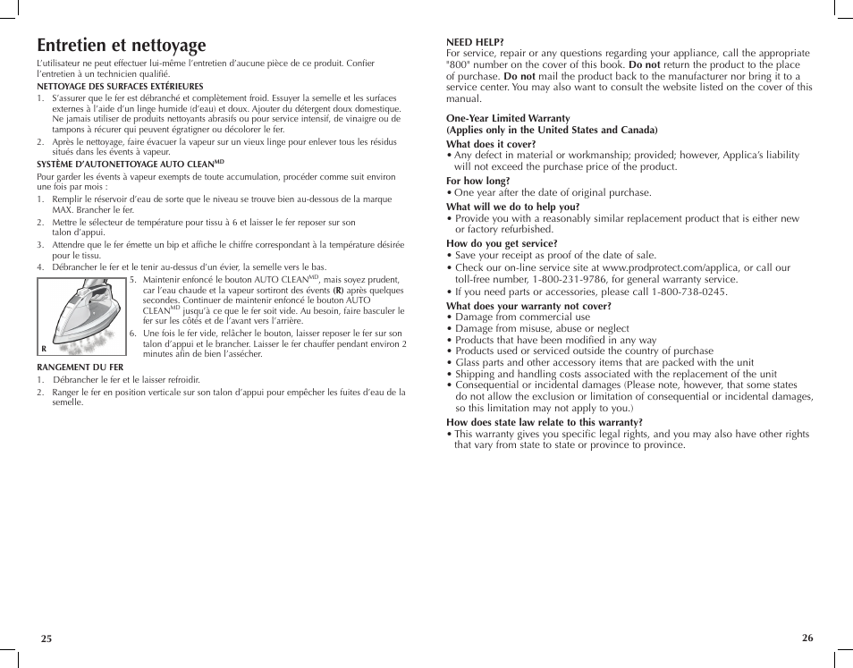 Entretien et nettoyage | Black & Decker D6000 User Manual | Page 14 / 17