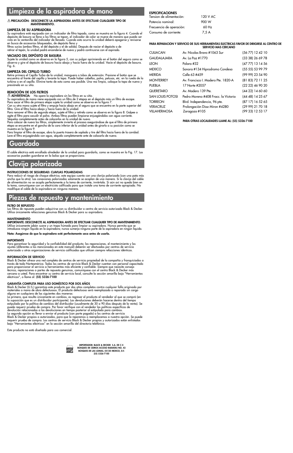 Black & Decker 598068-01 User Manual | Page 5 / 5