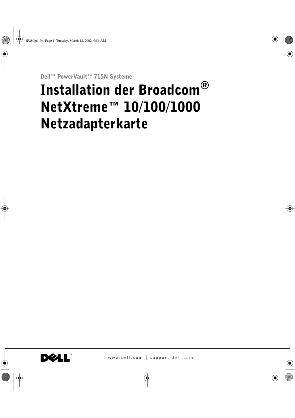 Dell PowerVault 715N (Rackmount NAS Appliance) User Manual | Page 25 / 56