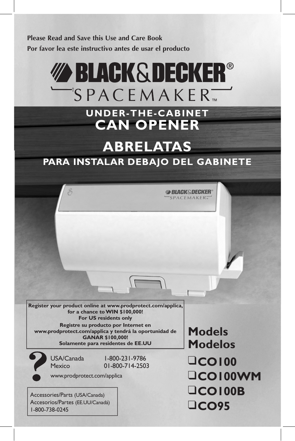 Black & Decker CO100B User Manual | 15 pages