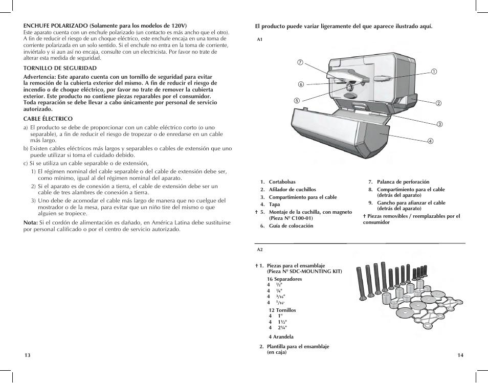 Black & Decker CO100B User Manual | Page 8 / 15