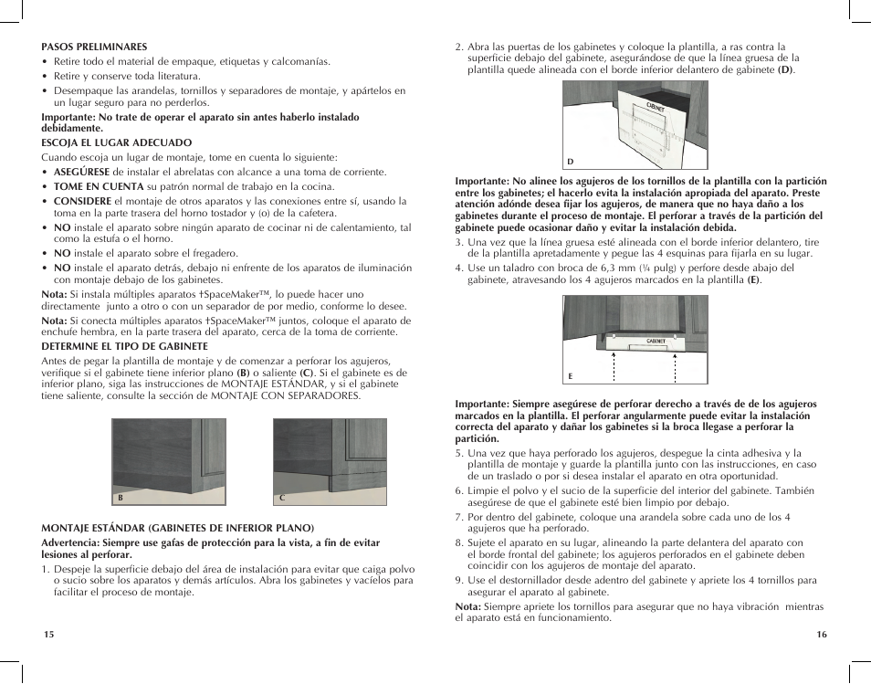 Black & Decker CO100B User Manual | Page 9 / 15