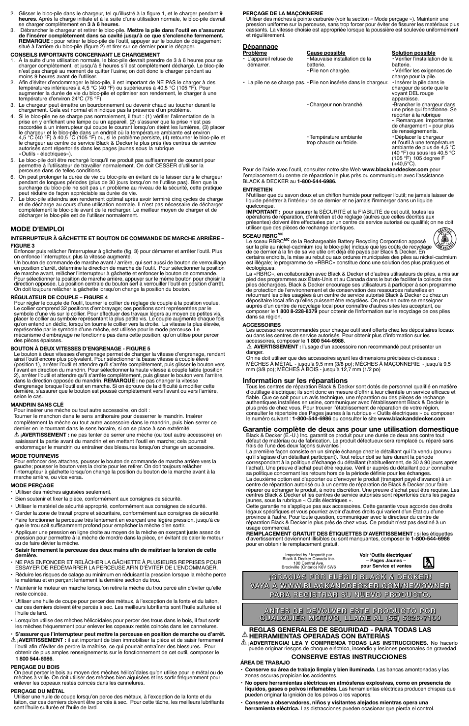 Black & Decker 90501231 User Manual | Page 4 / 6