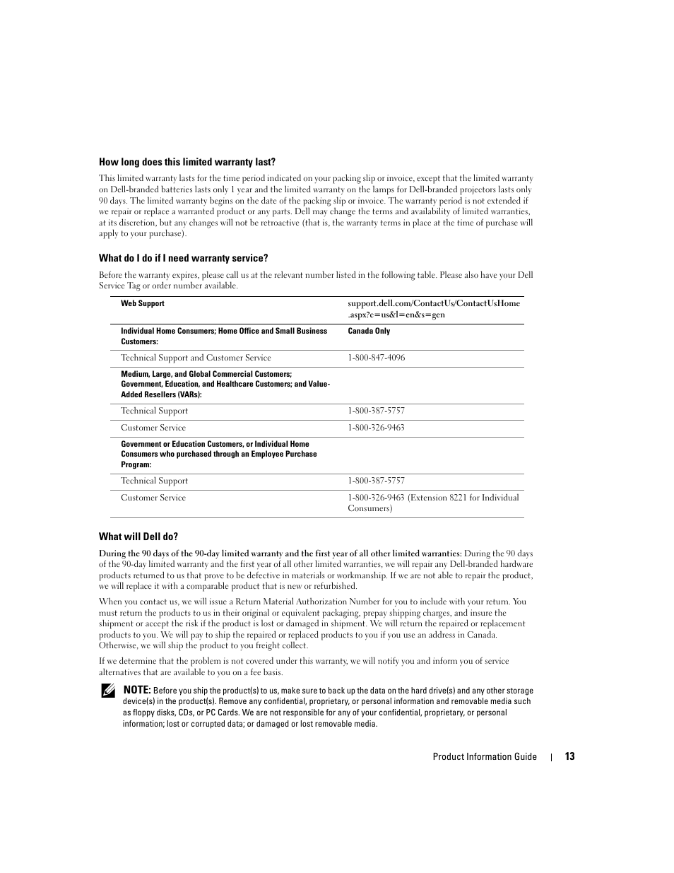 Dell LCD TV W4200 User Manual | Page 15 / 74