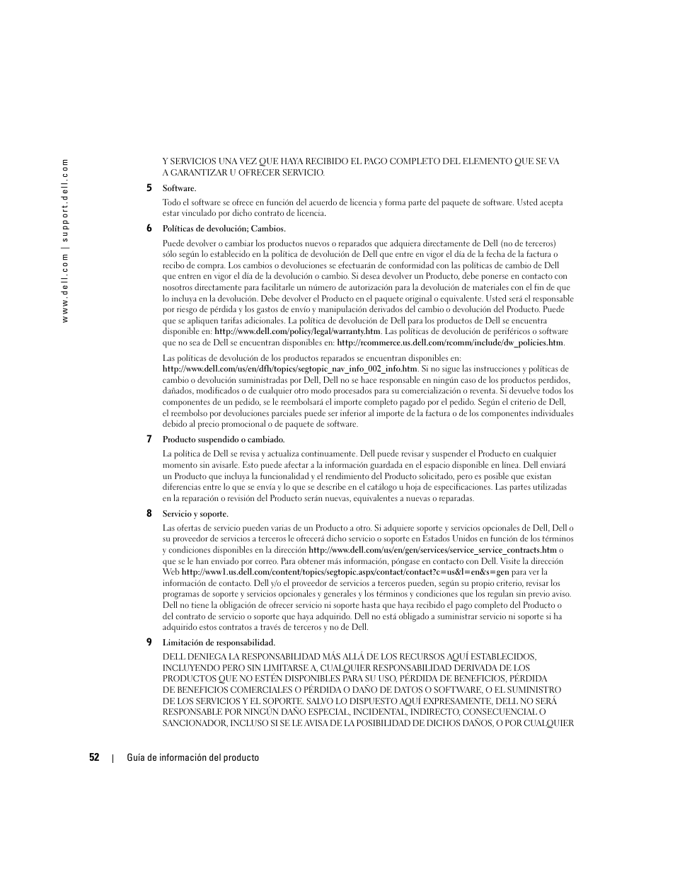 Dell LCD TV W4200 User Manual | Page 54 / 74