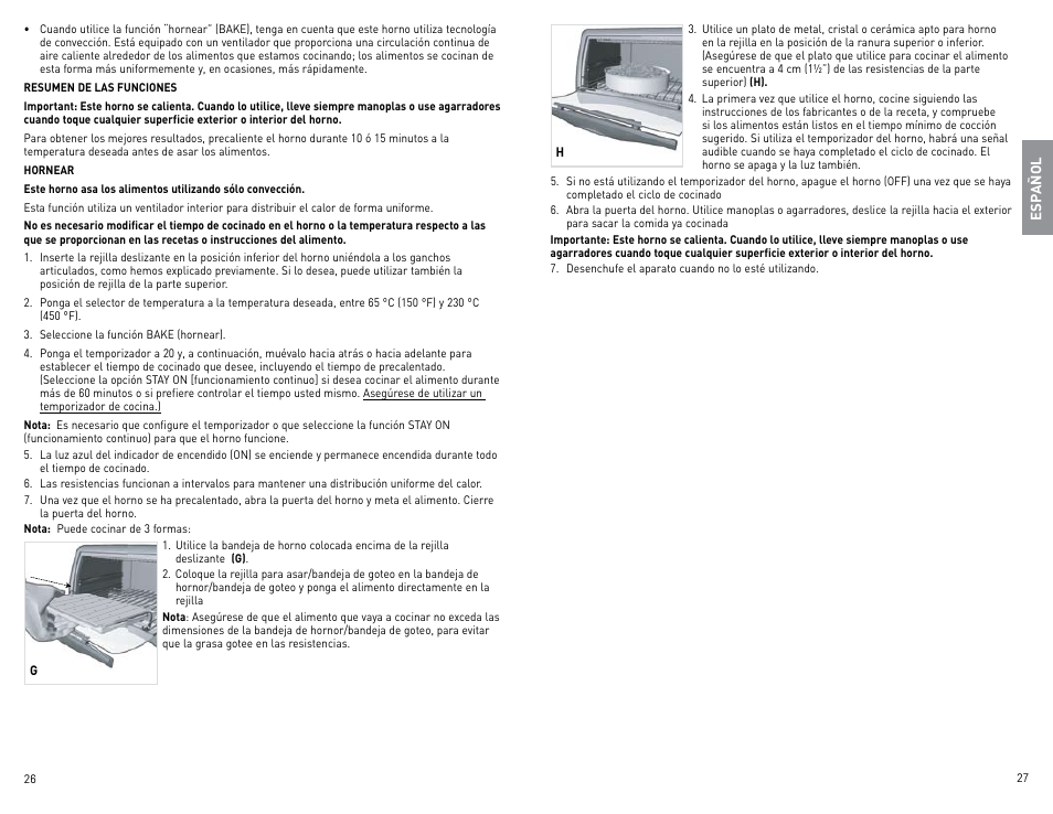 Black & Decker Perfect Broil CTO4400B-11G User Manual | Page 14 / 35