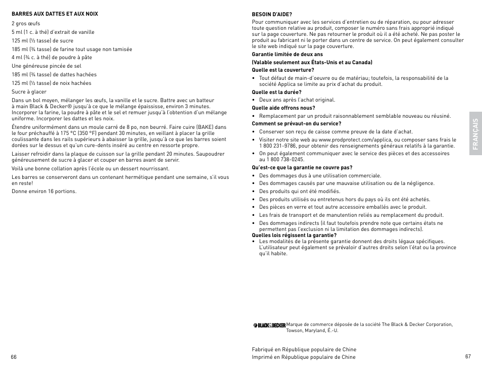 Black & Decker Perfect Broil CTO4400B-11G User Manual | Page 34 / 35
