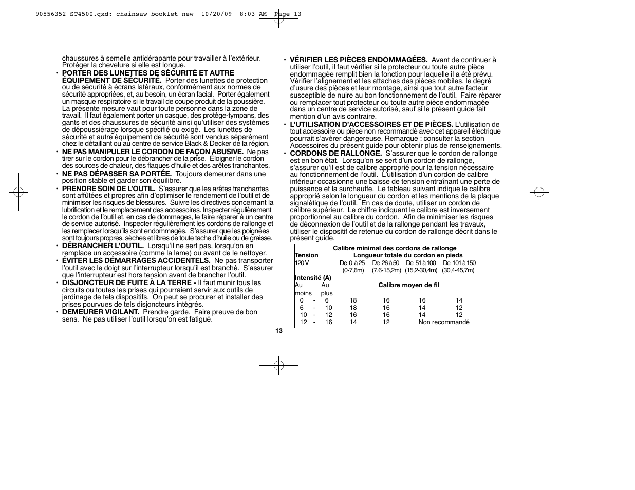 Black & Decker ST7700 User Manual | Page 13 / 36