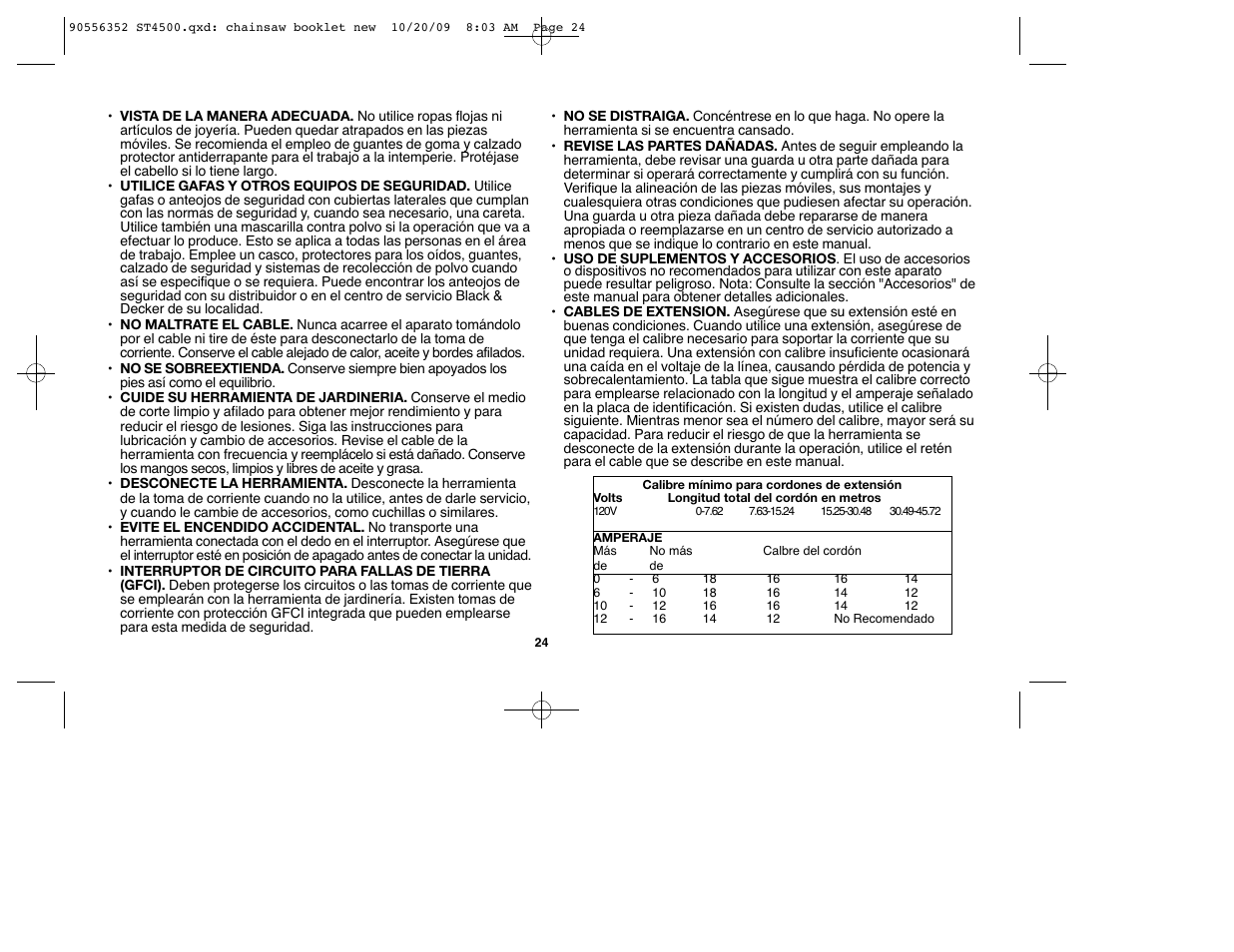 Black & Decker ST7700 User Manual | Page 24 / 36