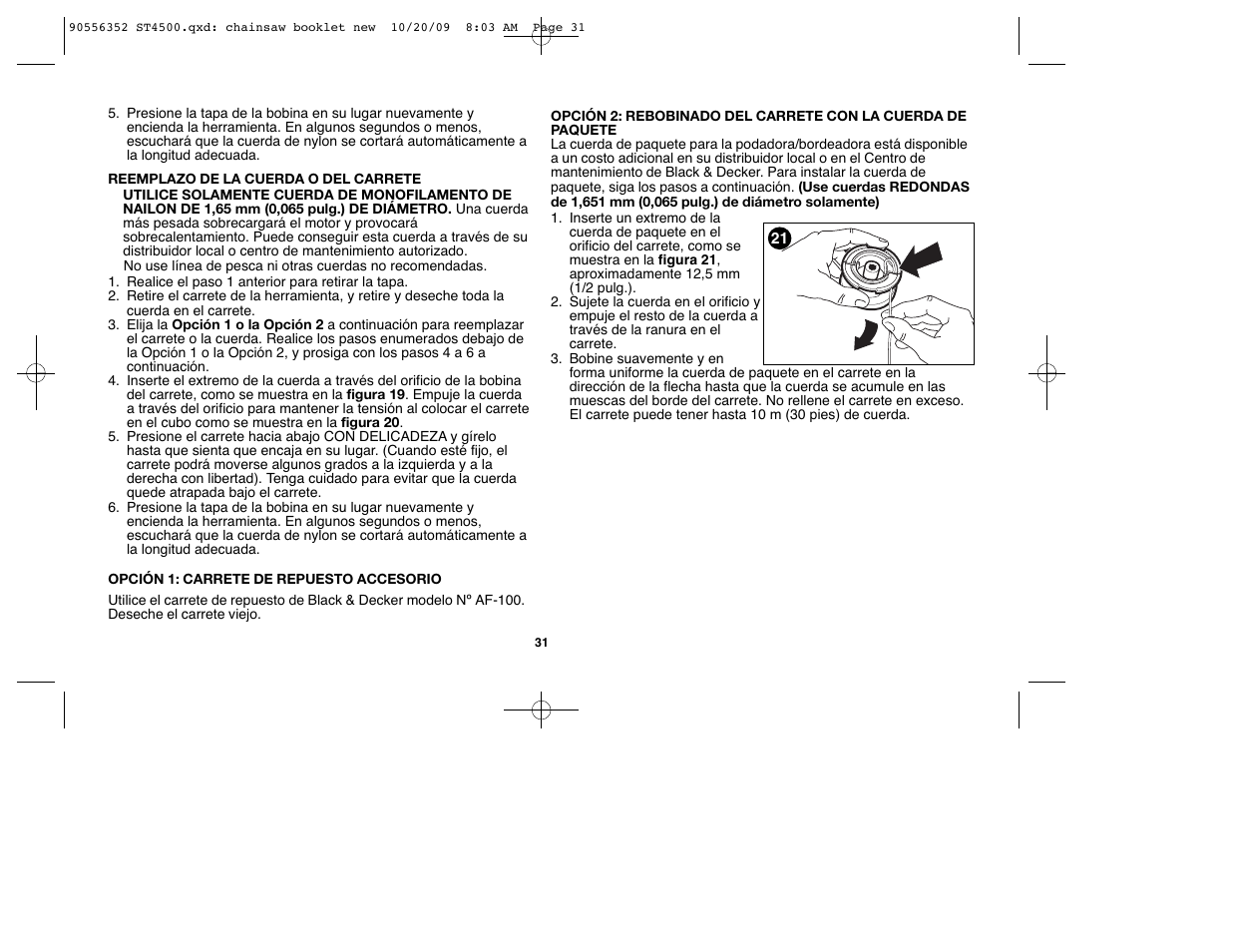 Black & Decker ST7700 User Manual | Page 31 / 36