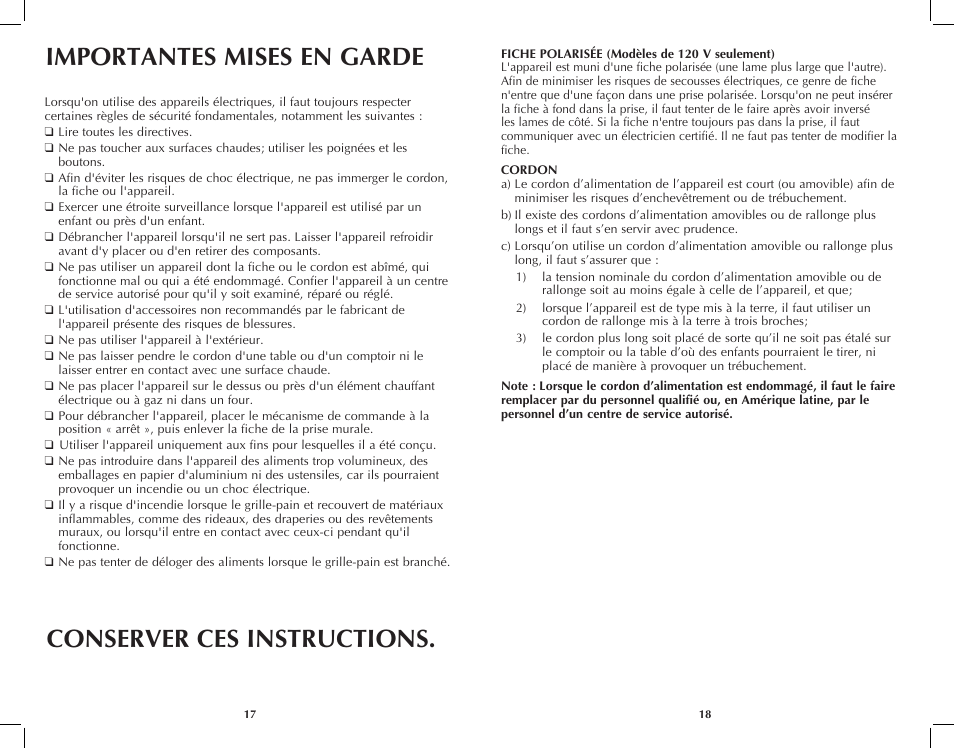 Black & Decker T2707S User Manual | Page 10 / 17