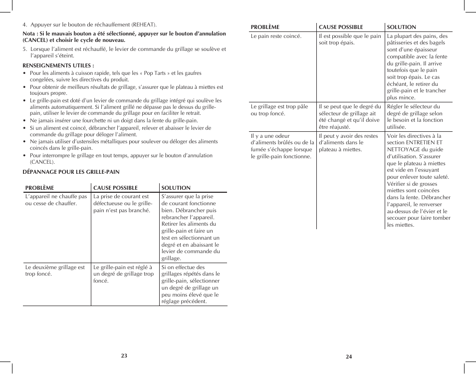 Black & Decker T2707S User Manual | Page 13 / 17