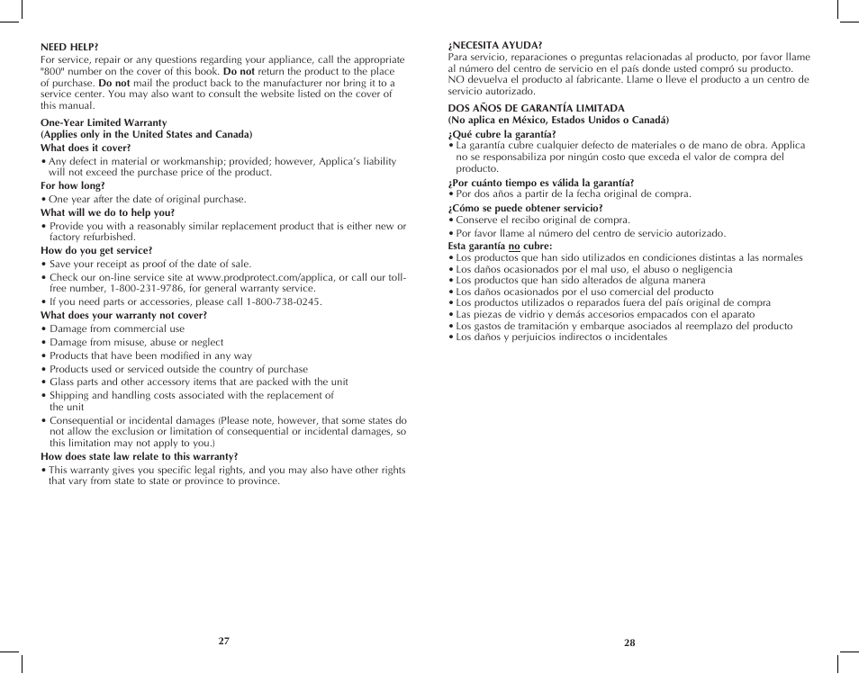 Black & Decker T2707S User Manual | Page 15 / 17
