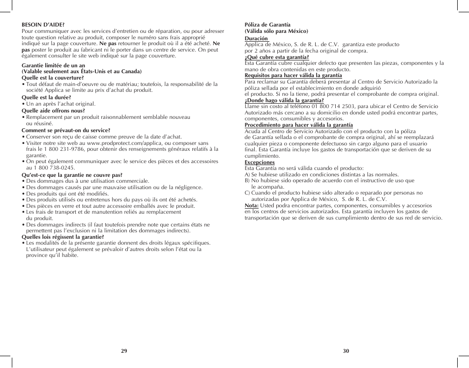 Black & Decker T2707S User Manual | Page 16 / 17