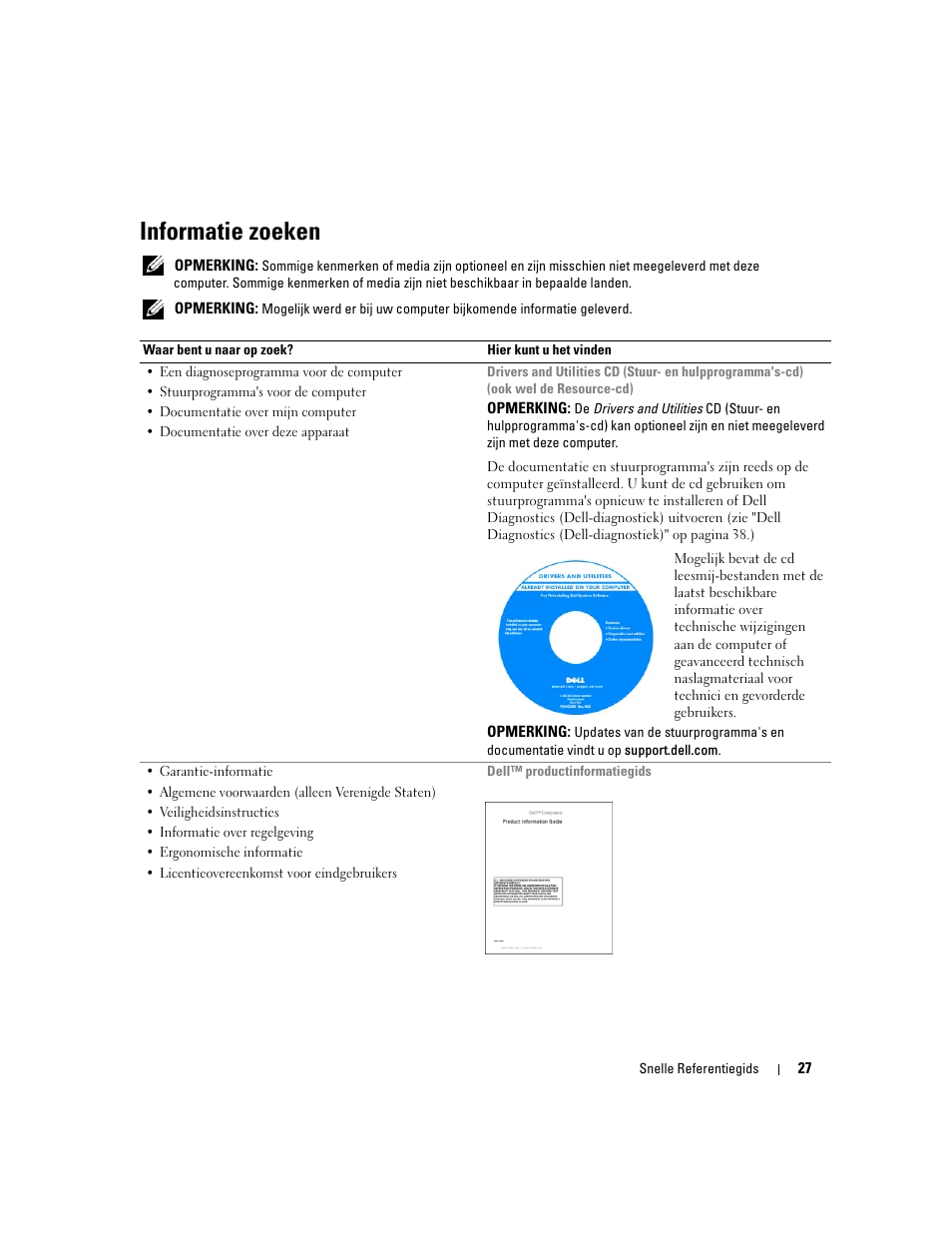 Informatie zoeken | Dell Latitude 131L User Manual | Page 27 / 132