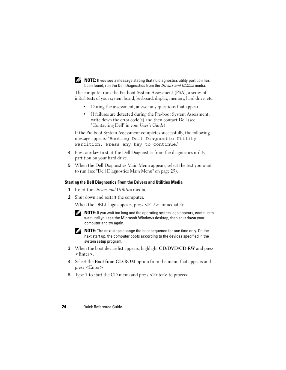 Dell Precision M6300 (Late 2007) User Manual | Page 24 / 116