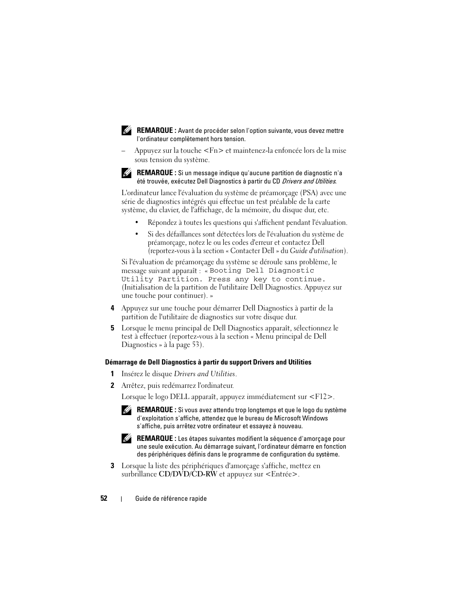 Dell Precision M6300 (Late 2007) User Manual | Page 52 / 116