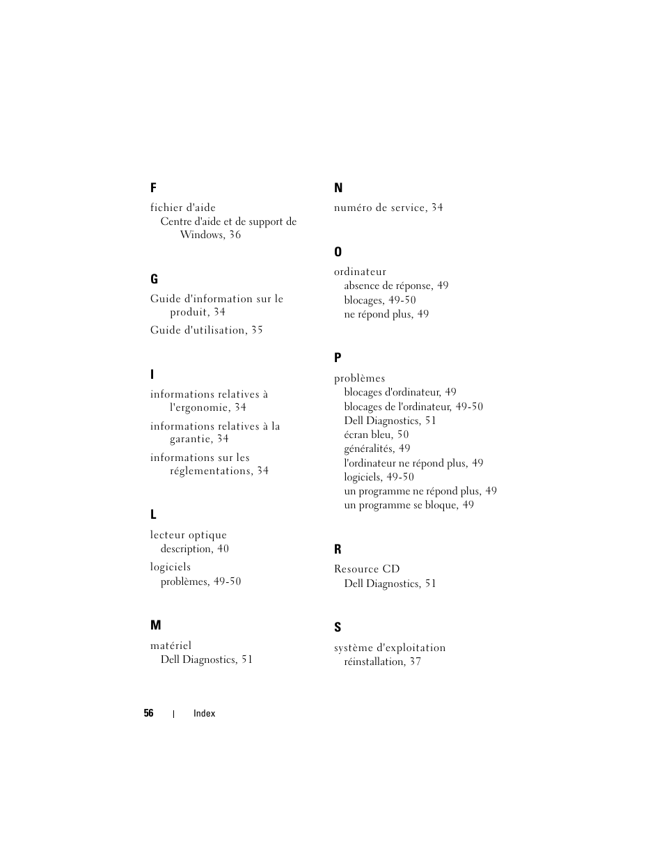 Dell Precision M6300 (Late 2007) User Manual | Page 56 / 116