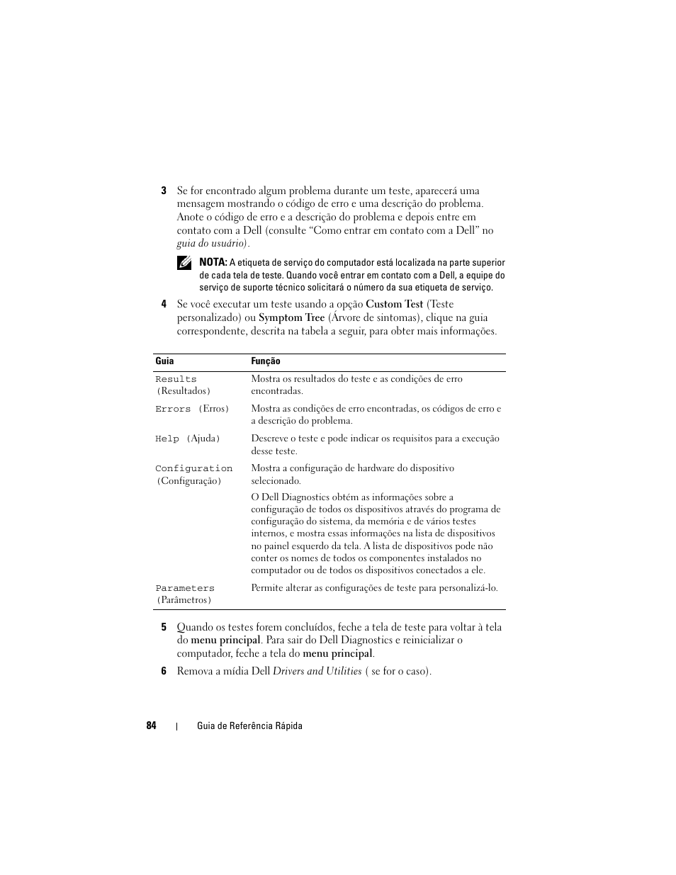 Dell Precision M6300 (Late 2007) User Manual | Page 84 / 116