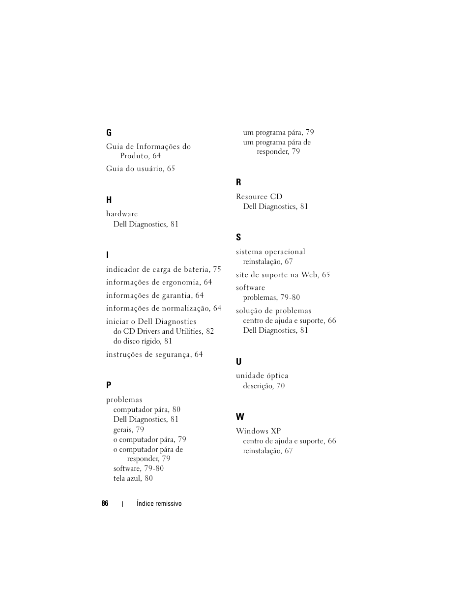 Dell Precision M6300 (Late 2007) User Manual | Page 86 / 116