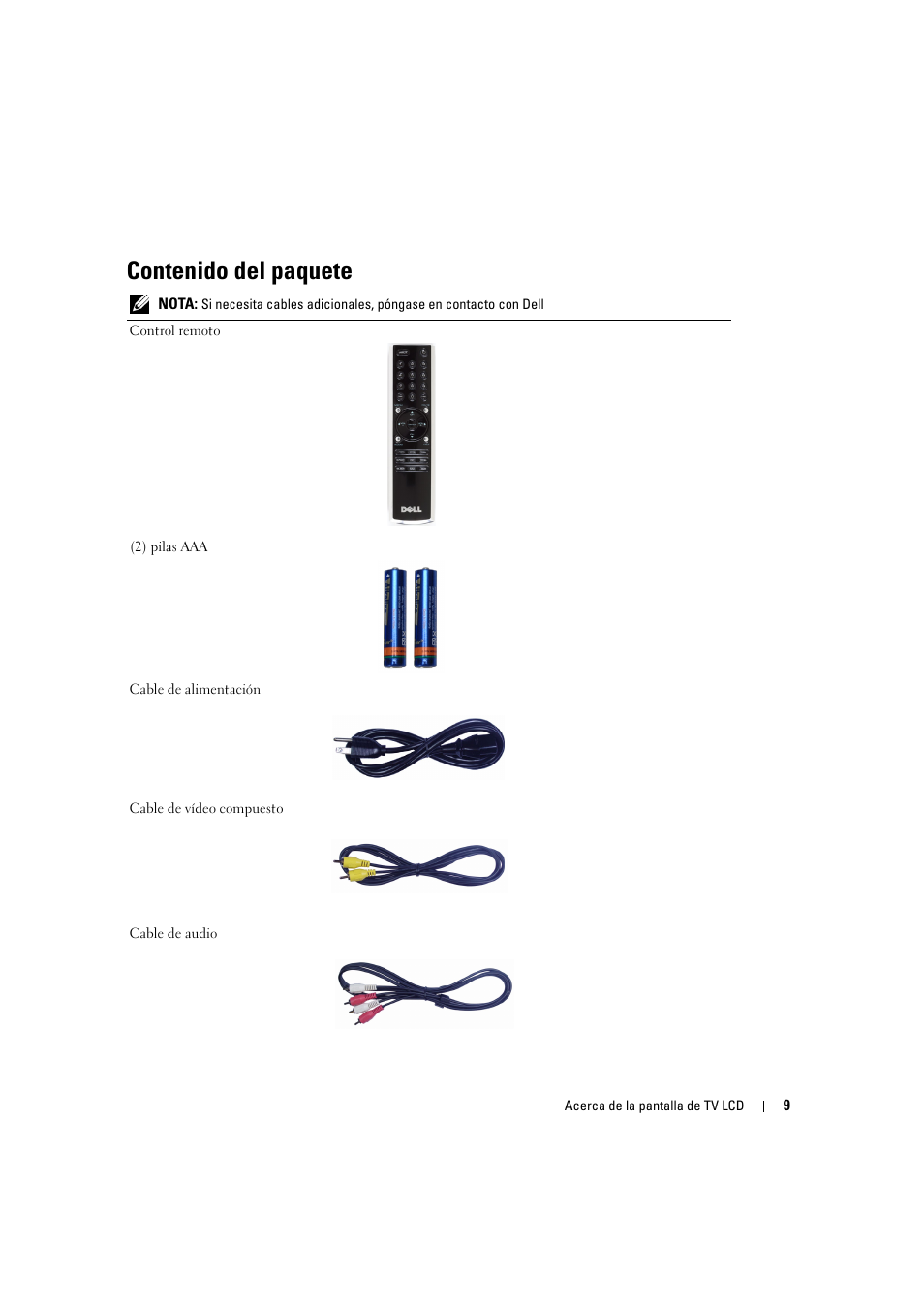 Dell LCD TV W2306C User Manual | Page 69 / 180