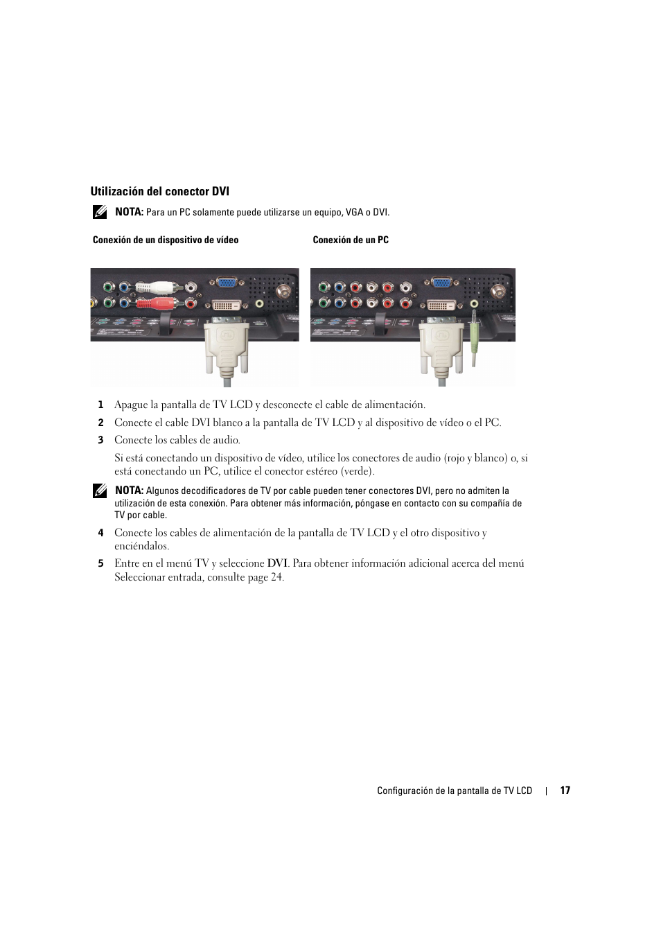 Dell LCD TV W2306C User Manual | Page 77 / 180