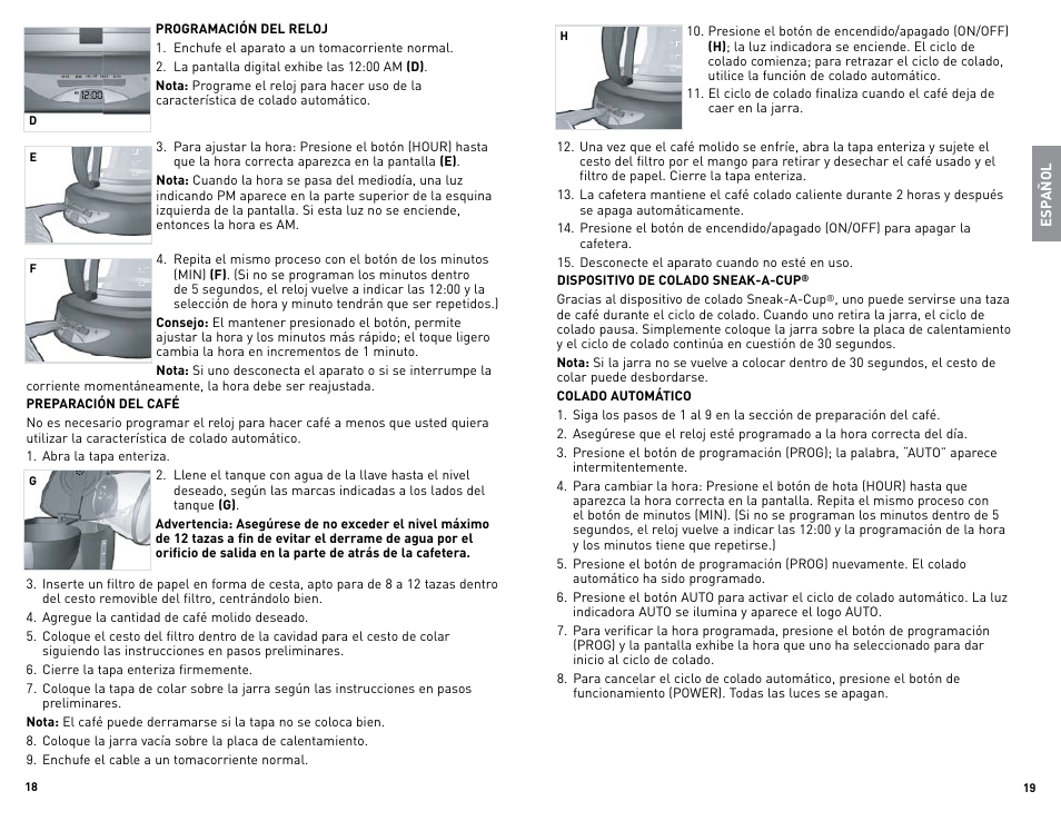 Black & Decker DCM100B User Manual | Page 10 / 15