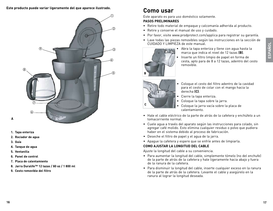 Como usar | Black & Decker DCM100B User Manual | Page 9 / 15