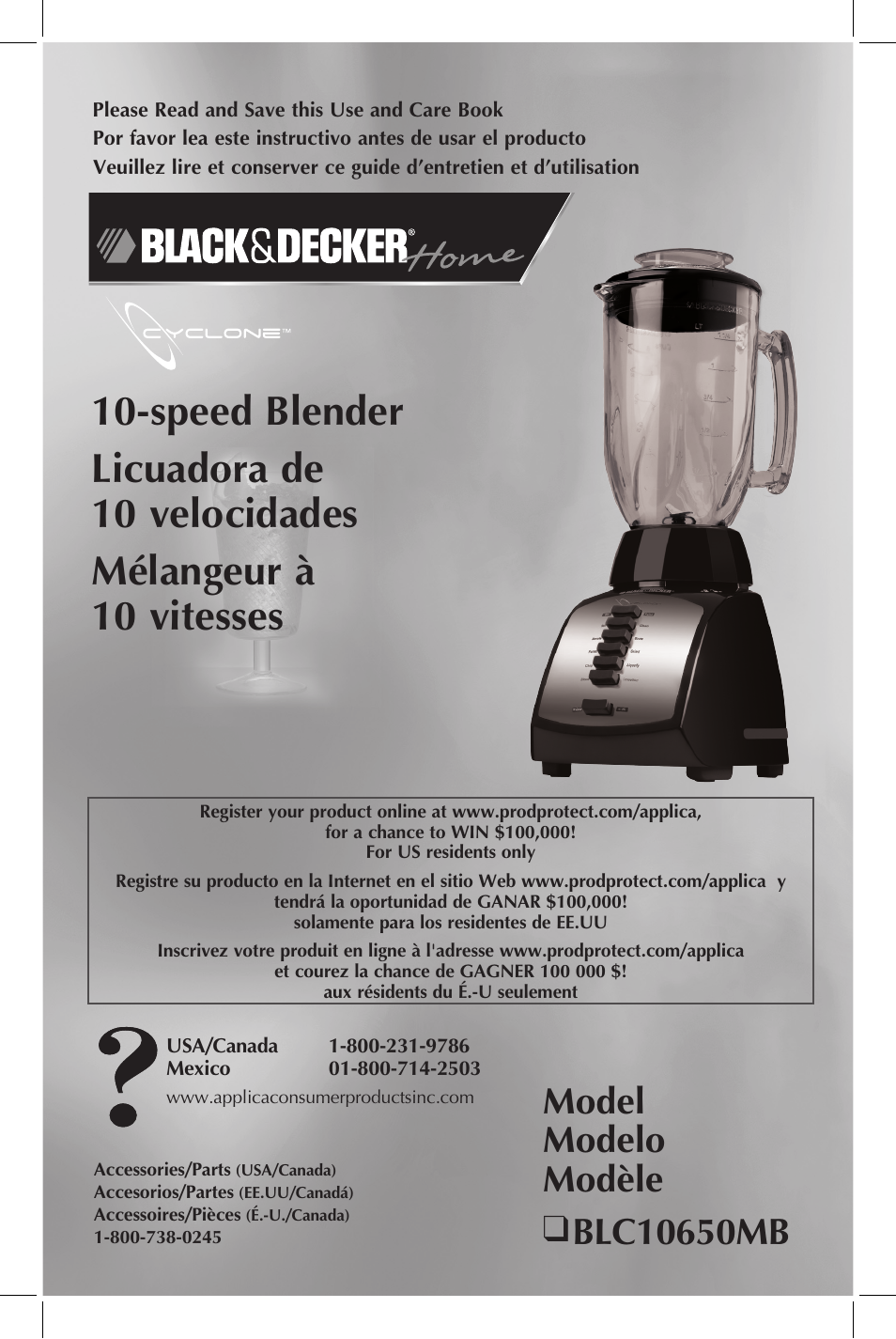 Black & Decker BLC10650MB User Manual | 25 pages