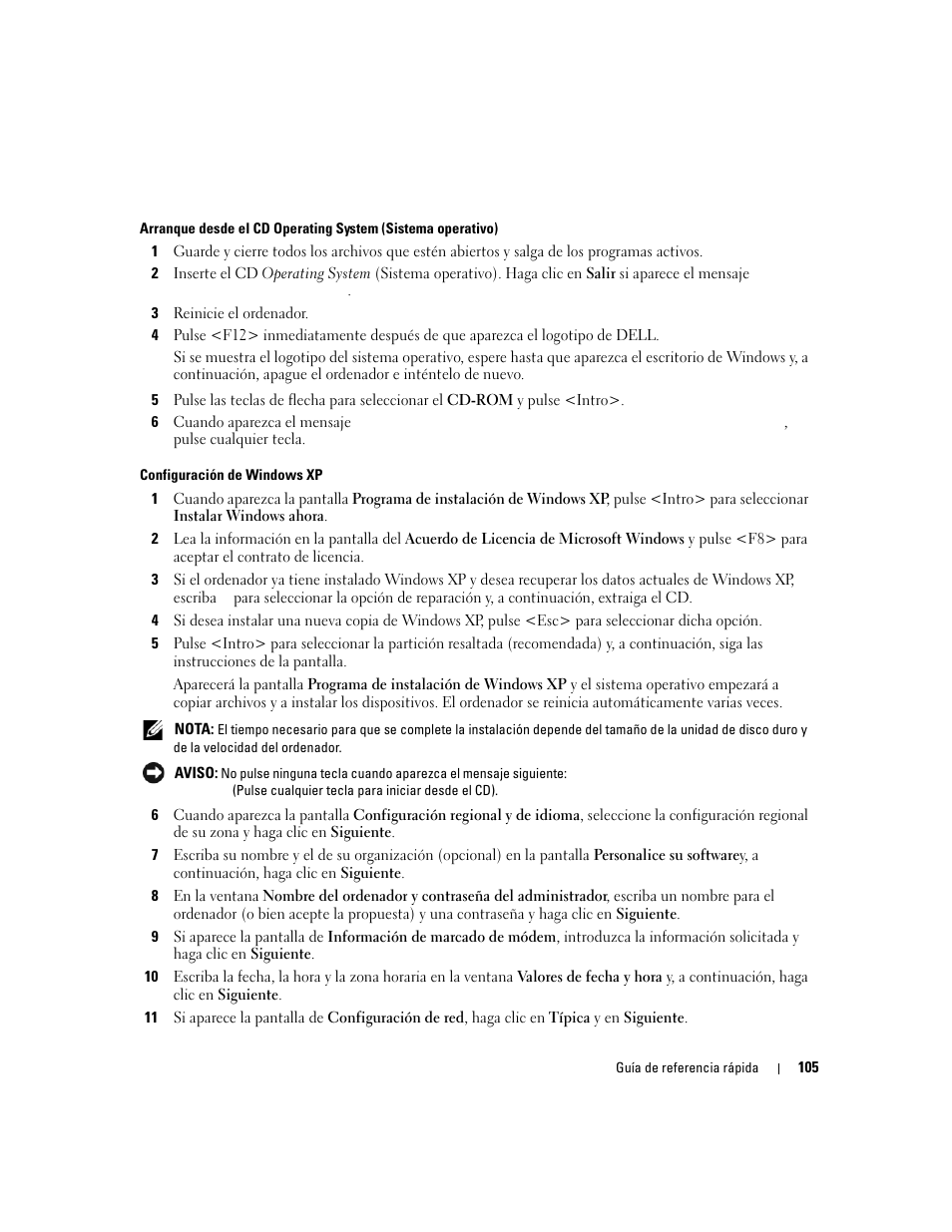 Dell OptiPlex 745c (Early 2007) User Manual | Page 105 / 110