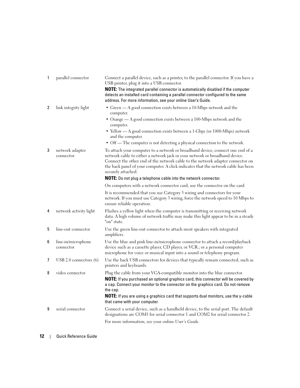 Dell OptiPlex 745c (Early 2007) User Manual | Page 12 / 110