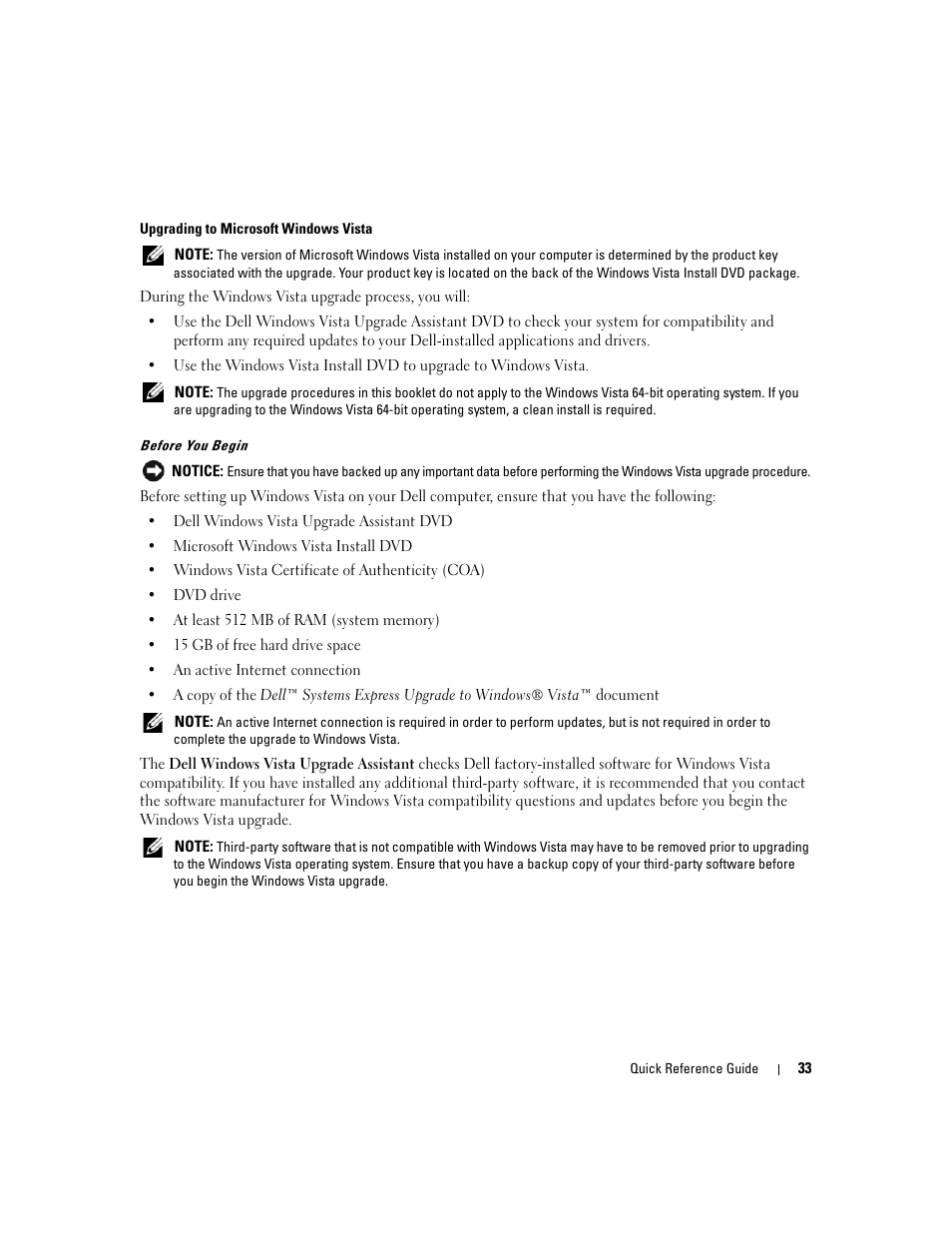 Dell OptiPlex 745c (Early 2007) User Manual | Page 33 / 110