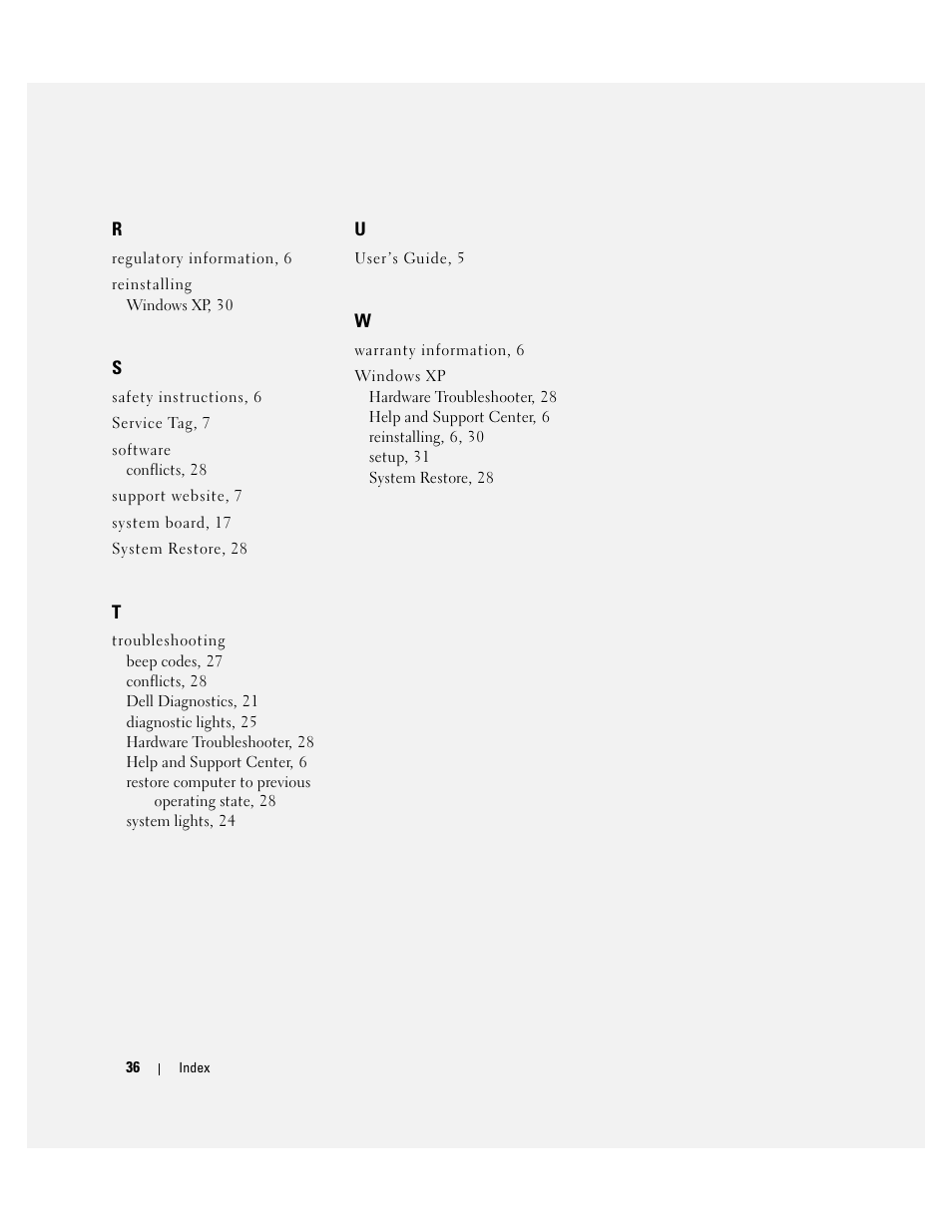 Dell OptiPlex 745c (Early 2007) User Manual | Page 36 / 110