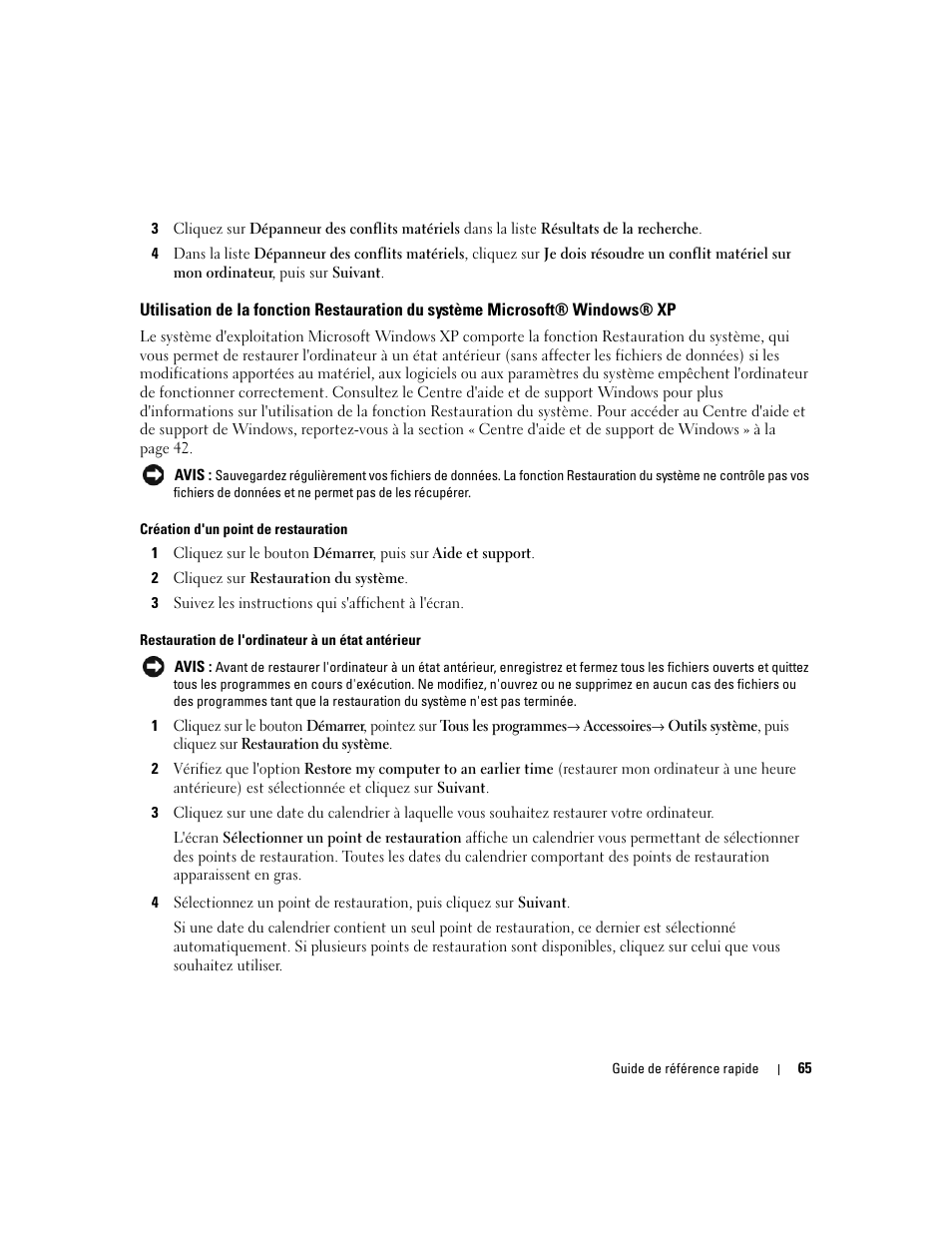 Dell OptiPlex 745c (Early 2007) User Manual | Page 65 / 110